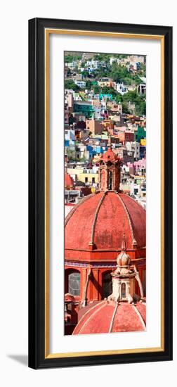 ¡Viva Mexico! Panoramic Collection - Church Domes Guanajuato-Philippe Hugonnard-Framed Photographic Print