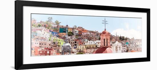 ¡Viva Mexico! Panoramic Collection - City of Colors Guanajuato II-Philippe Hugonnard-Framed Photographic Print