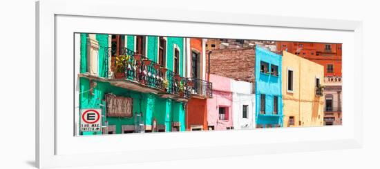 ¡Viva Mexico! Panoramic Collection - Colorful City Guanajuato-Philippe Hugonnard-Framed Photographic Print