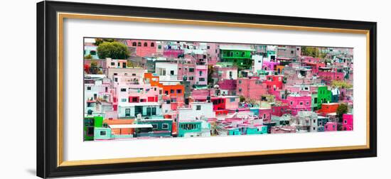 ¡Viva Mexico! Panoramic Collection - Colorful Cityscape Guanajuato I-Philippe Hugonnard-Framed Photographic Print