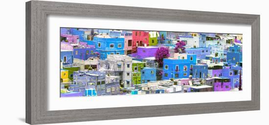 ¡Viva Mexico! Panoramic Collection - Colorful Cityscape Guanajuato V-Philippe Hugonnard-Framed Photographic Print