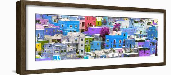 ¡Viva Mexico! Panoramic Collection - Colorful Cityscape Guanajuato V-Philippe Hugonnard-Framed Photographic Print