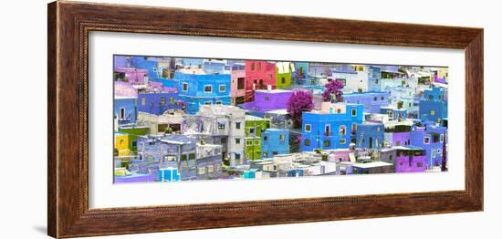 ¡Viva Mexico! Panoramic Collection - Colorful Cityscape Guanajuato V-Philippe Hugonnard-Framed Photographic Print