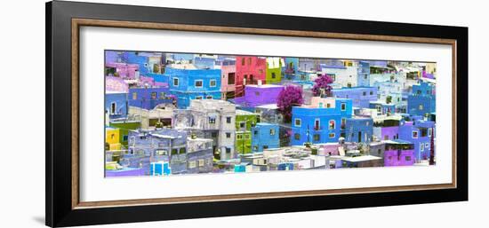 ¡Viva Mexico! Panoramic Collection - Colorful Cityscape Guanajuato V-Philippe Hugonnard-Framed Photographic Print