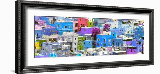 ¡Viva Mexico! Panoramic Collection - Colorful Cityscape Guanajuato V-Philippe Hugonnard-Framed Photographic Print