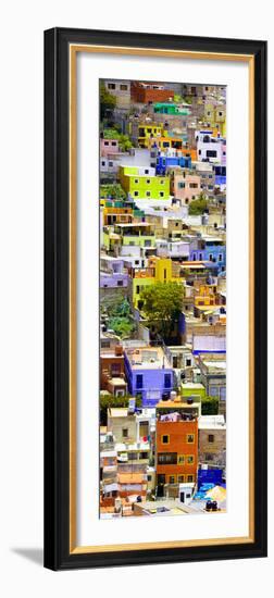 ¡Viva Mexico! Panoramic Collection - Colorful Cityscape - Guanajuato VI-Philippe Hugonnard-Framed Photographic Print