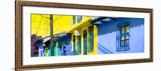 ¡Viva Mexico! Panoramic Collection - Colorful Houses in San Cristobal V-Philippe Hugonnard-Framed Photographic Print