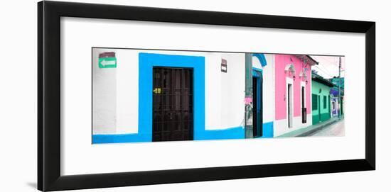 ¡Viva Mexico! Panoramic Collection - Colorful Street II-Philippe Hugonnard-Framed Photographic Print