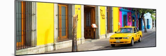¡Viva Mexico! Panoramic Collection - Colorful Street in Oaxaca VIII-Philippe Hugonnard-Mounted Photographic Print