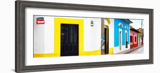 ¡Viva Mexico! Panoramic Collection - Colorful Street-Philippe Hugonnard-Framed Photographic Print