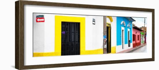 ¡Viva Mexico! Panoramic Collection - Colorful Street-Philippe Hugonnard-Framed Photographic Print