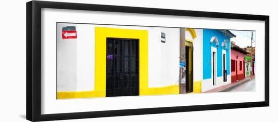 ¡Viva Mexico! Panoramic Collection - Colorful Street-Philippe Hugonnard-Framed Photographic Print