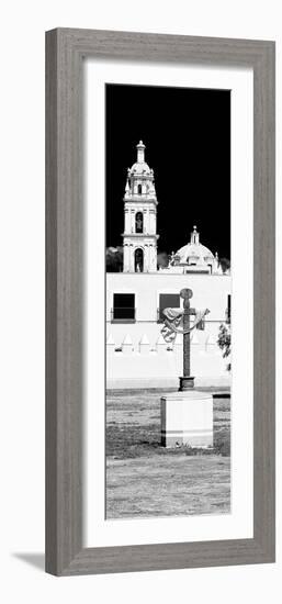 ¡Viva Mexico! Panoramic Collection - Courtyard of a Church in Puebla-Philippe Hugonnard-Framed Photographic Print