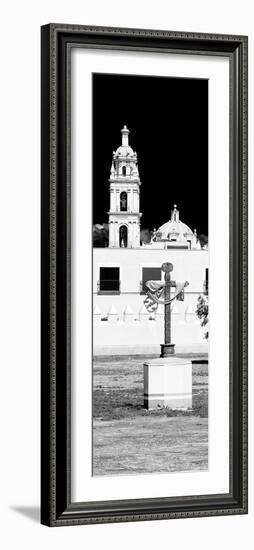 ¡Viva Mexico! Panoramic Collection - Courtyard of a Church in Puebla-Philippe Hugonnard-Framed Photographic Print
