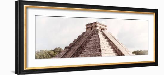 ¡Viva Mexico! Panoramic Collection - El Castillo Pyramid - Chichen Itza I-Philippe Hugonnard-Framed Photographic Print