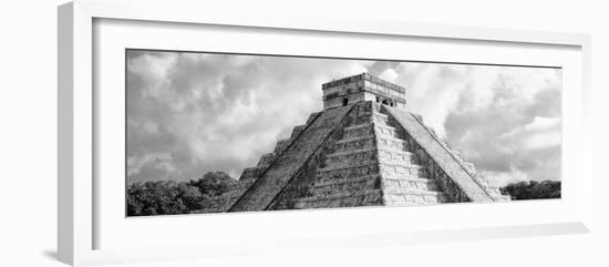 ¡Viva Mexico! Panoramic Collection - El Castillo Pyramid - Chichen Itza II-Philippe Hugonnard-Framed Photographic Print