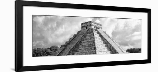 ¡Viva Mexico! Panoramic Collection - El Castillo Pyramid - Chichen Itza II-Philippe Hugonnard-Framed Photographic Print