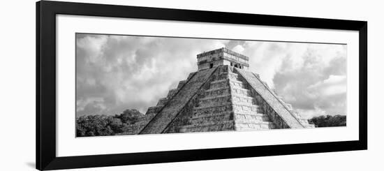 ¡Viva Mexico! Panoramic Collection - El Castillo Pyramid - Chichen Itza II-Philippe Hugonnard-Framed Photographic Print