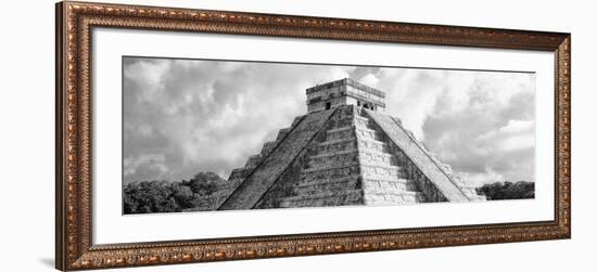 ¡Viva Mexico! Panoramic Collection - El Castillo Pyramid - Chichen Itza II-Philippe Hugonnard-Framed Photographic Print