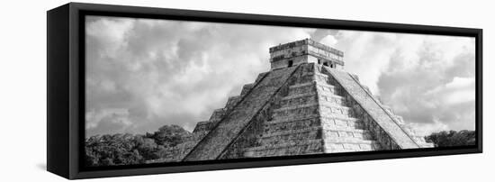 ¡Viva Mexico! Panoramic Collection - El Castillo Pyramid - Chichen Itza II-Philippe Hugonnard-Framed Premier Image Canvas