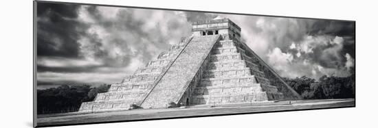 ¡Viva Mexico! Panoramic Collection - El Castillo Pyramid - Chichen Itza IV-Philippe Hugonnard-Mounted Photographic Print