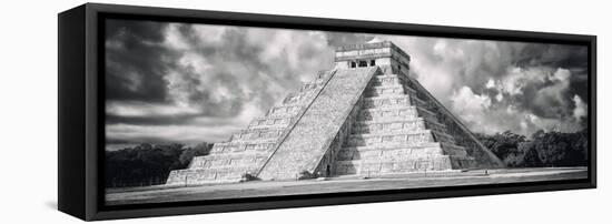 ¡Viva Mexico! Panoramic Collection - El Castillo Pyramid - Chichen Itza IV-Philippe Hugonnard-Framed Premier Image Canvas