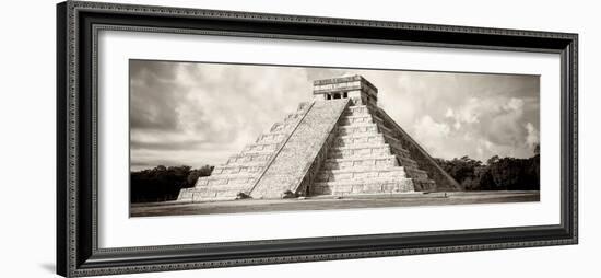 ¡Viva Mexico! Panoramic Collection - El Castillo Pyramid - Chichen Itza V-Philippe Hugonnard-Framed Photographic Print