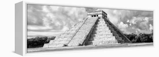 ¡Viva Mexico! Panoramic Collection - El Castillo Pyramid - Chichen Itza VI-Philippe Hugonnard-Framed Premier Image Canvas