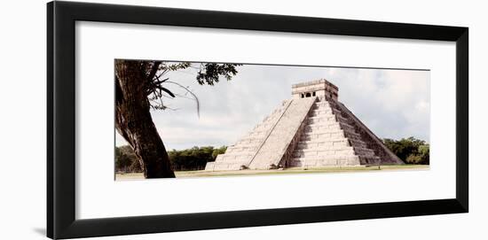 ¡Viva Mexico! Panoramic Collection - El Castillo Pyramid - Chichen Itza XII-Philippe Hugonnard-Framed Photographic Print