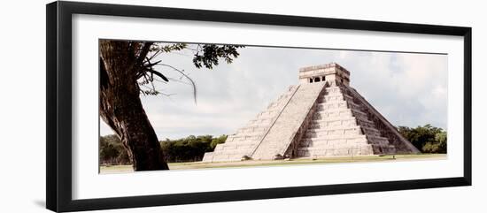 ¡Viva Mexico! Panoramic Collection - El Castillo Pyramid - Chichen Itza XII-Philippe Hugonnard-Framed Photographic Print