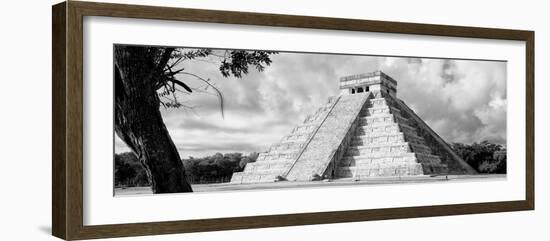 ¡Viva Mexico! Panoramic Collection - El Castillo Pyramid - Chichen Itza XIII-Philippe Hugonnard-Framed Photographic Print