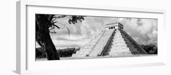 ¡Viva Mexico! Panoramic Collection - El Castillo Pyramid - Chichen Itza XIII-Philippe Hugonnard-Framed Photographic Print