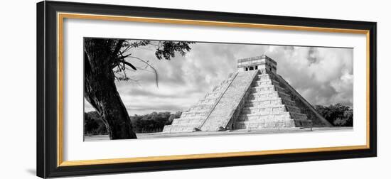 ¡Viva Mexico! Panoramic Collection - El Castillo Pyramid - Chichen Itza XIII-Philippe Hugonnard-Framed Photographic Print