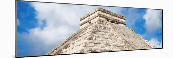 ¡Viva Mexico! Panoramic Collection - El Castillo Pyramid - Chichen Itza XIV-Philippe Hugonnard-Mounted Photographic Print
