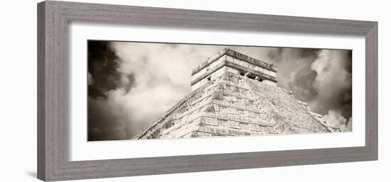 ¡Viva Mexico! Panoramic Collection - El Castillo Pyramid - Chichen Itza XV-Philippe Hugonnard-Framed Photographic Print