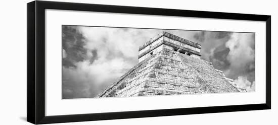 ¡Viva Mexico! Panoramic Collection - El Castillo Pyramid - Chichen Itza XVI-Philippe Hugonnard-Framed Photographic Print