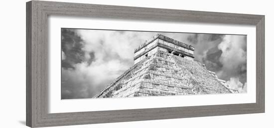 ¡Viva Mexico! Panoramic Collection - El Castillo Pyramid - Chichen Itza XVI-Philippe Hugonnard-Framed Photographic Print