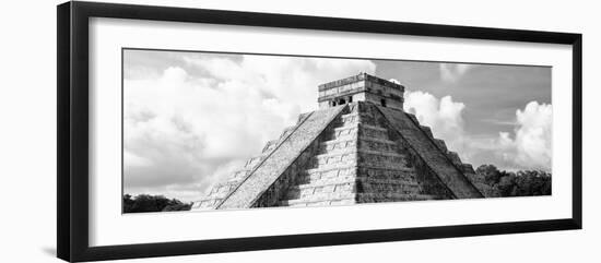 ¡Viva Mexico! Panoramic Collection - El Castillo Pyramid in Chichen Itza III-Philippe Hugonnard-Framed Photographic Print