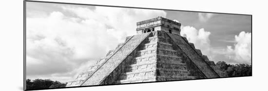 ¡Viva Mexico! Panoramic Collection - El Castillo Pyramid in Chichen Itza III-Philippe Hugonnard-Mounted Photographic Print