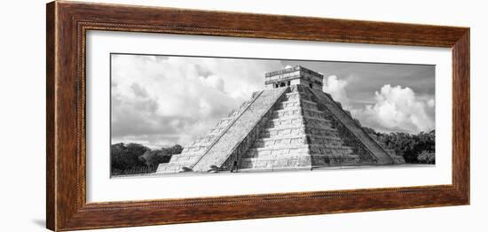 ¡Viva Mexico! Panoramic Collection - El Castillo Pyramid in Chichen Itza VII-Philippe Hugonnard-Framed Photographic Print