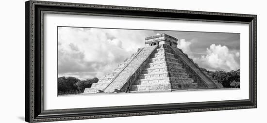 ¡Viva Mexico! Panoramic Collection - El Castillo Pyramid in Chichen Itza VII-Philippe Hugonnard-Framed Photographic Print