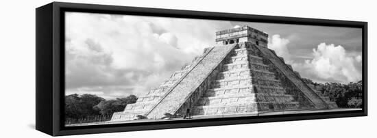 ¡Viva Mexico! Panoramic Collection - El Castillo Pyramid in Chichen Itza VII-Philippe Hugonnard-Framed Premier Image Canvas