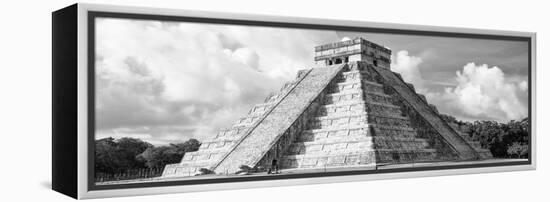 ¡Viva Mexico! Panoramic Collection - El Castillo Pyramid in Chichen Itza VII-Philippe Hugonnard-Framed Premier Image Canvas