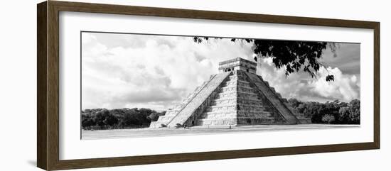 ¡Viva Mexico! Panoramic Collection - El Castillo Pyramid in Chichen Itza XI-Philippe Hugonnard-Framed Photographic Print