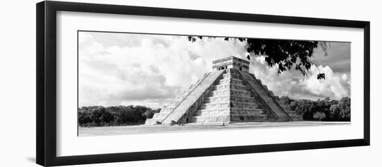 ¡Viva Mexico! Panoramic Collection - El Castillo Pyramid in Chichen Itza XI-Philippe Hugonnard-Framed Photographic Print