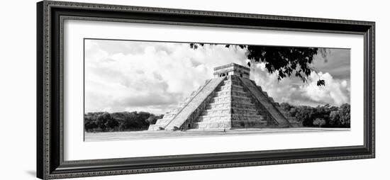 ¡Viva Mexico! Panoramic Collection - El Castillo Pyramid in Chichen Itza XI-Philippe Hugonnard-Framed Photographic Print