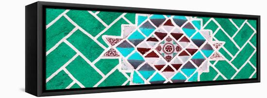 ¡Viva Mexico! Panoramic Collection - Green Mosaics-Philippe Hugonnard-Framed Premier Image Canvas