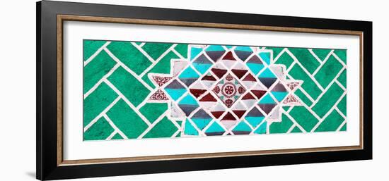 ¡Viva Mexico! Panoramic Collection - Green Mosaics-Philippe Hugonnard-Framed Photographic Print