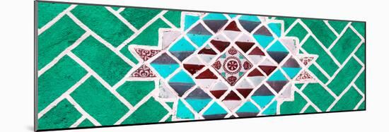 ¡Viva Mexico! Panoramic Collection - Green Mosaics-Philippe Hugonnard-Mounted Photographic Print