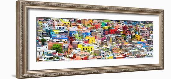 ¡Viva Mexico! Panoramic Collection - Guanajuato Colorful City XII-Philippe Hugonnard-Framed Photographic Print